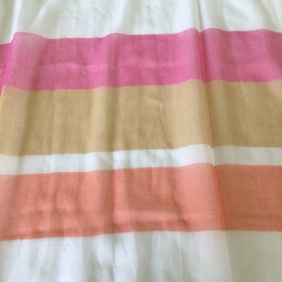 PASTEL STRIPE OVERSIZED BLANKET WRAP SCARF - Picture 6 of 7